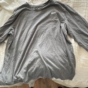 Long sleeve NIKE gym shirt size XL